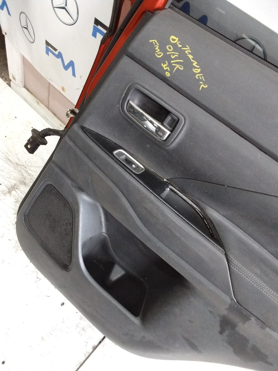 MITSUBISHI OUTLANDER MK3 DRIVER SIDE REAR DOOR OSR 2013 RED COMPLETE FMD350