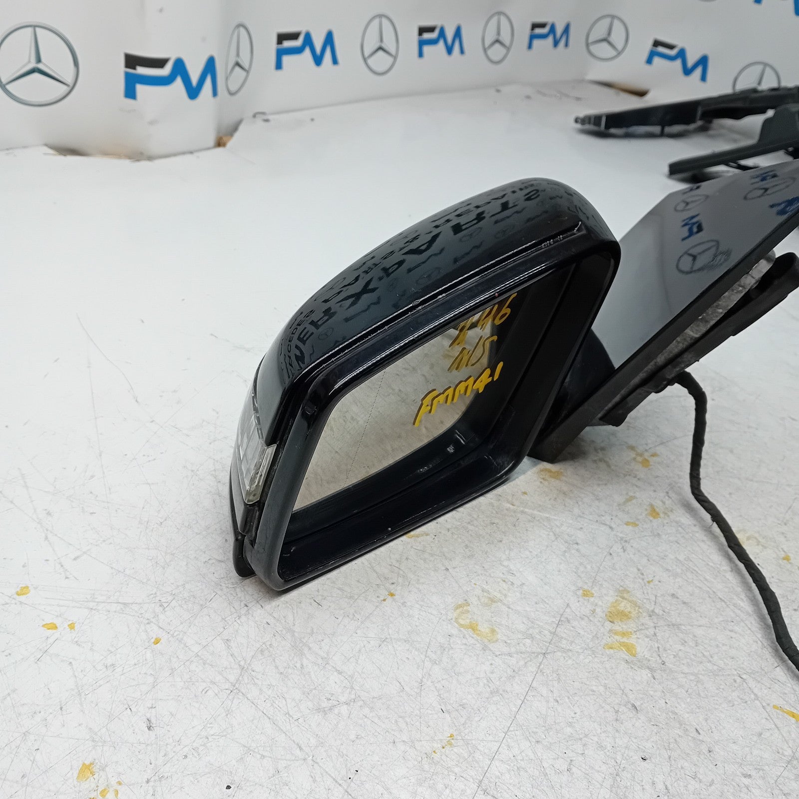 MERCEDES BENZ  B-CLASS  W246 PASSENGER SIDE WING MIRROR BLACK FMM41