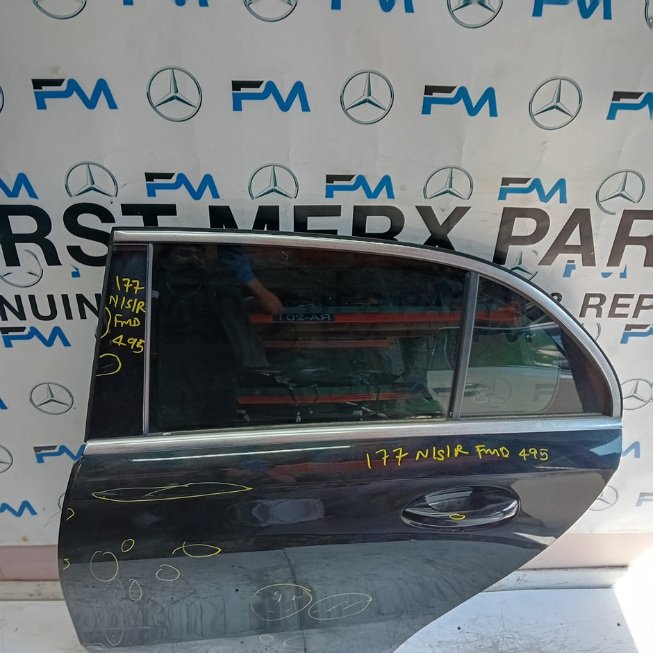 MEECEDES A-CLASS W177 PASSENGER REAR DOOR NSR 2019 BLACK FMD495