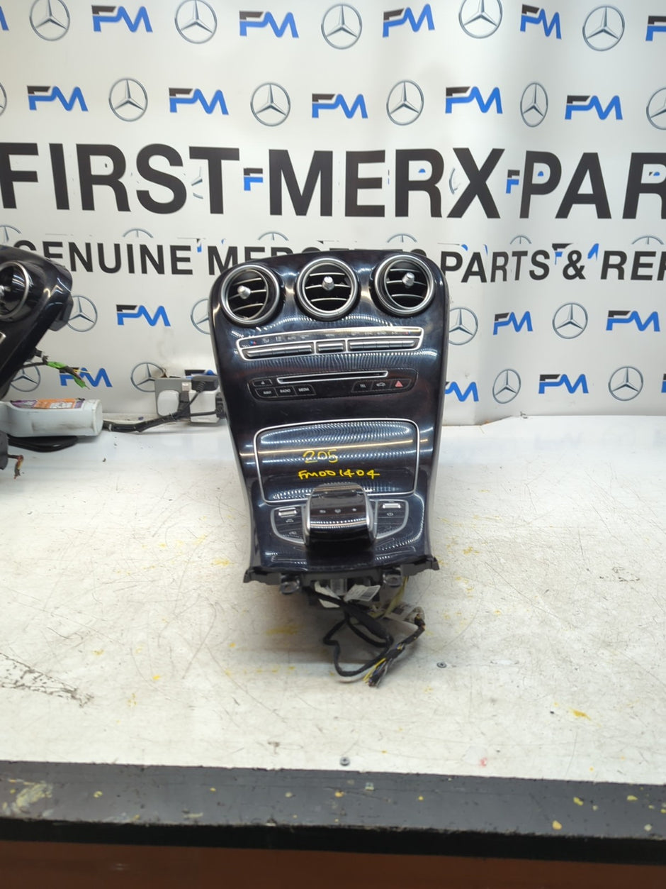  MERCEDES E-CLASS W205 CENTRE CONSOLE + 3 AIR VENT A2054402032 FM001404