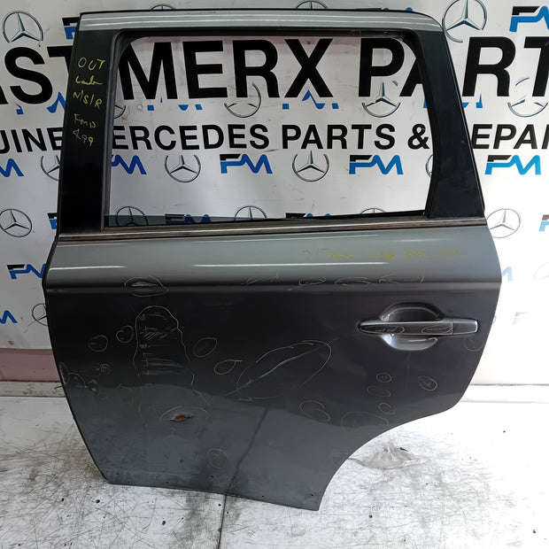 MITSUBISHI OUTLANDER MK3 PASSENGER REAR DOOR NSR 2013 GREY FMD499
