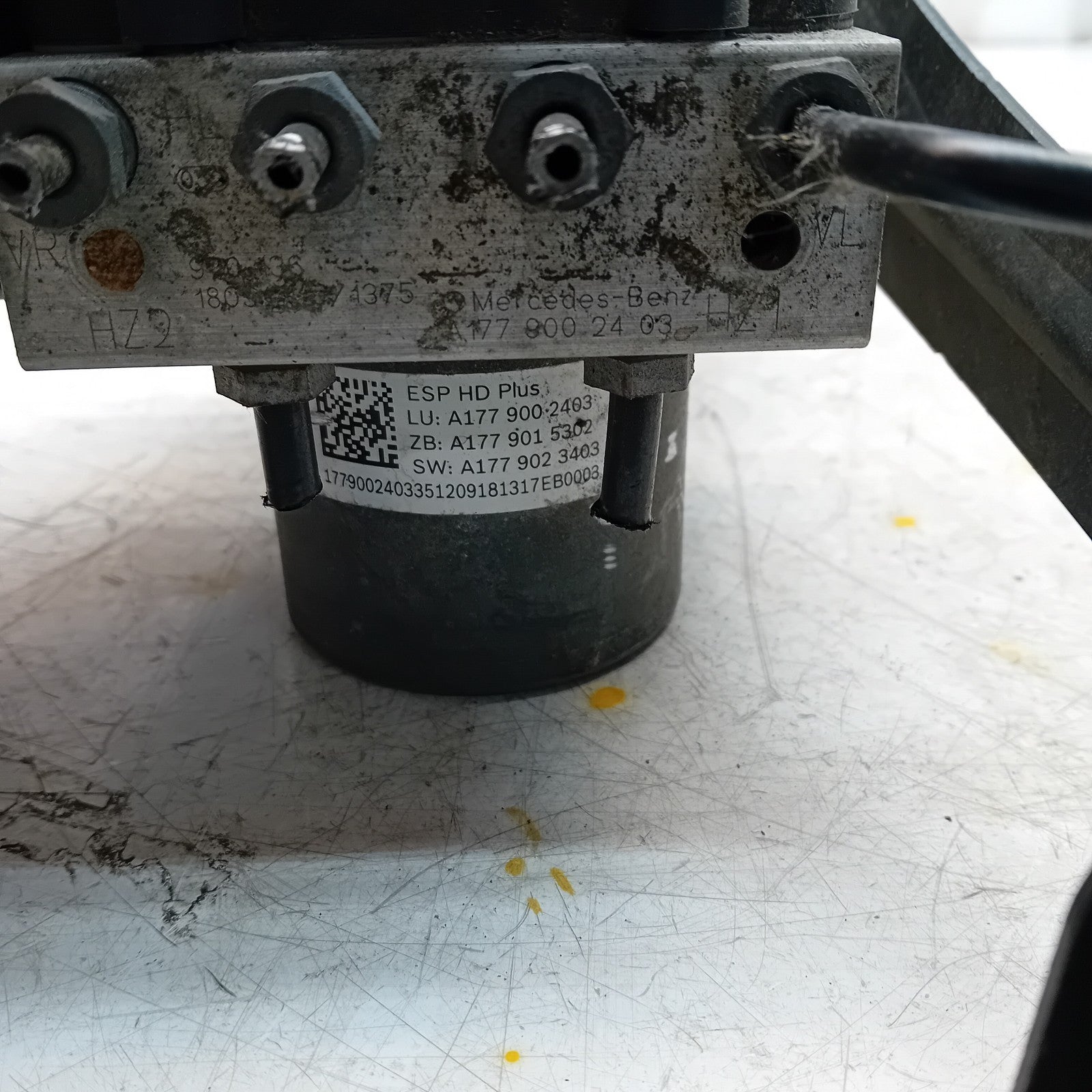 MERCEDES BENZ A-CLASS W177 ABS PUMP CONTROL MODULE UNIT A1779002403 FM001464