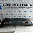 MERCEDES BENZ  A-CLASS W176 REAR BUMPER A1768854225 2016 BLACK COMPLETE FMX19