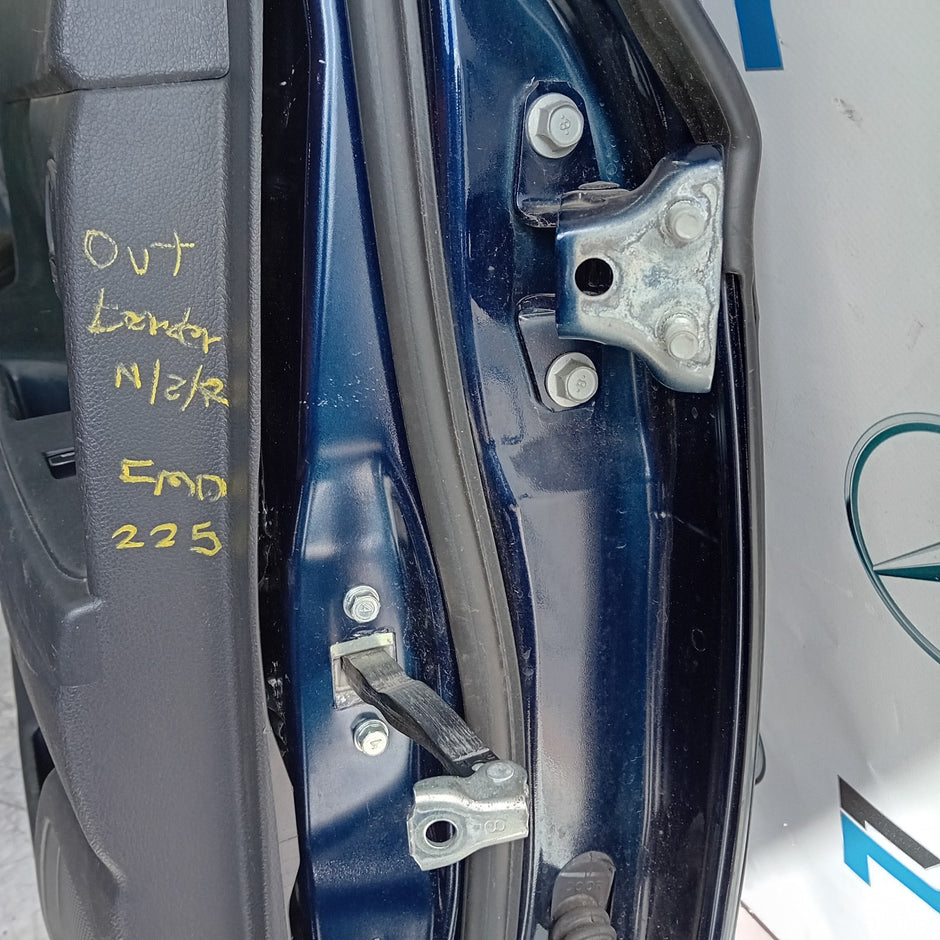 MITSUBISHI OUTLANDER MK3 PASSENGER REAR DOOR NSR BLUE 20123 COMPLETE FMD225