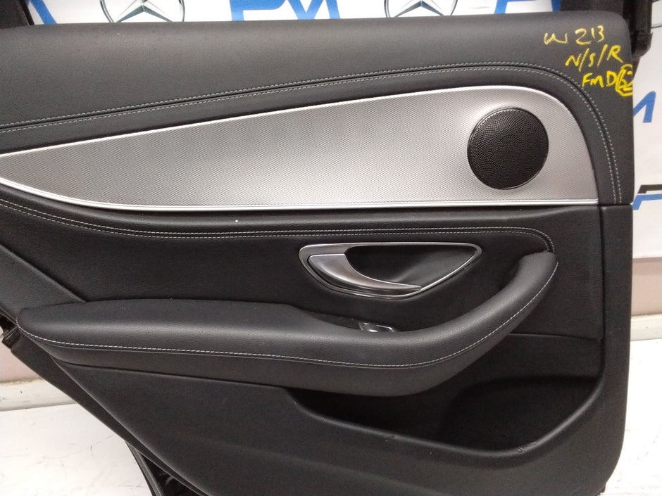MERCEDES BENZ  E-CLASS W213 PASSENGER SIDE REAR DOOR N/S/R COMPLETE BLACK FMD62