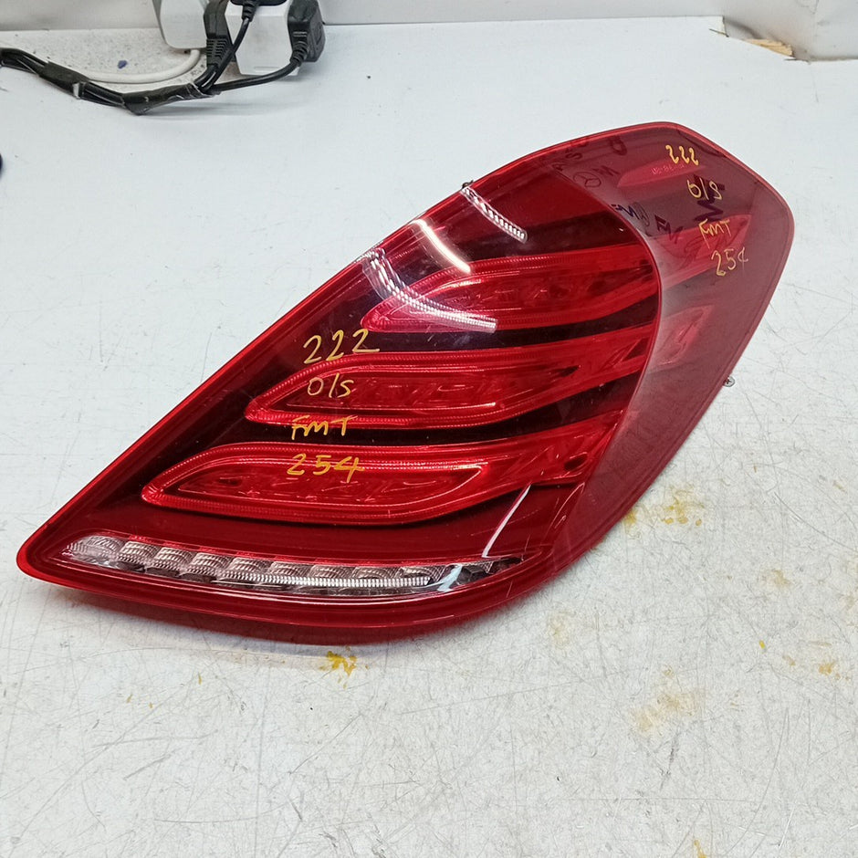 MERCEDES S-CLASS W222 DRIVER RIGHT OS REAR TAIL LIGHT A2229065501 FMT254