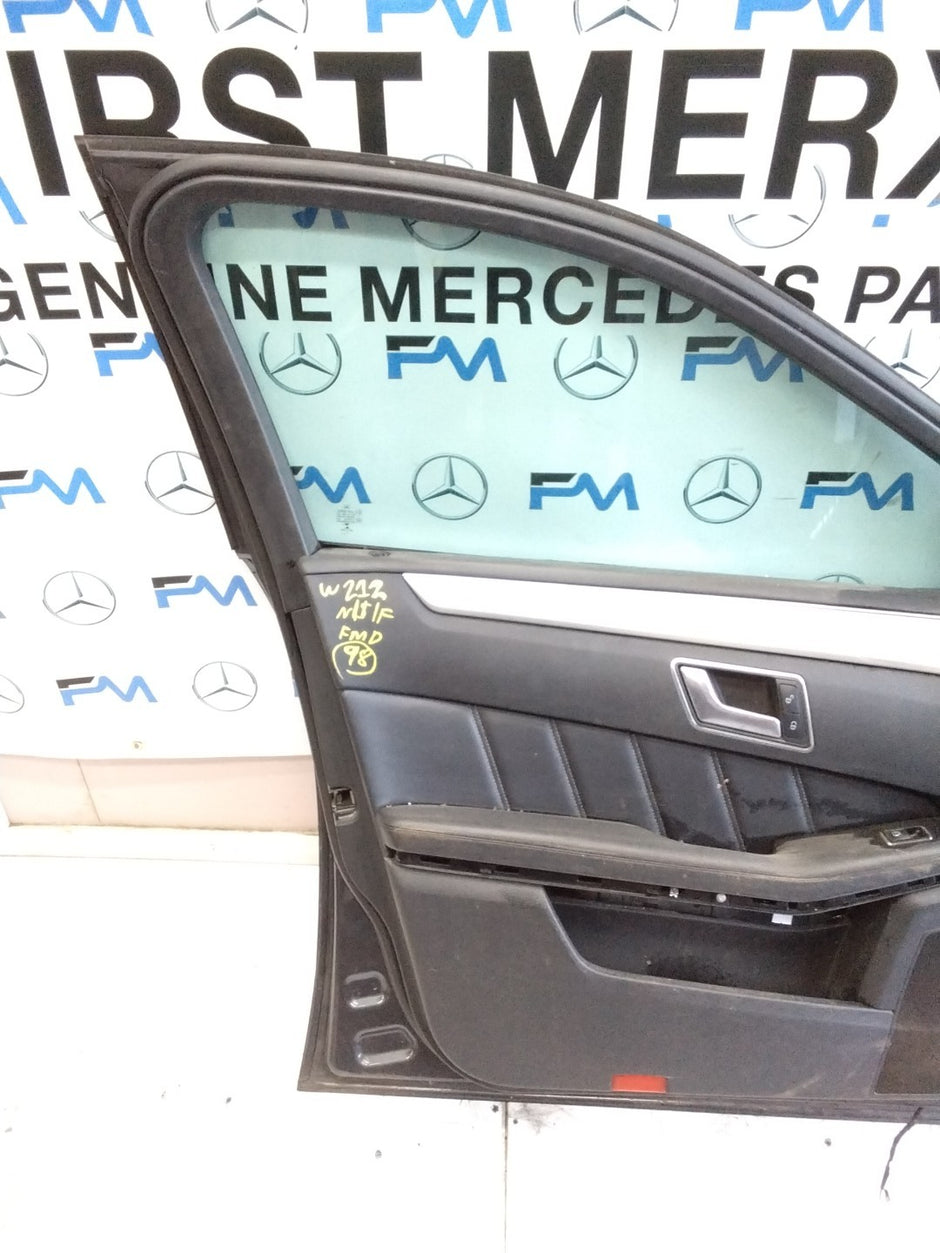 MERCEDES BENZ  E-CLASS W212 PASSENGER SIDE FRONT DOOR N/S/F COMPLETE GREY FMD98