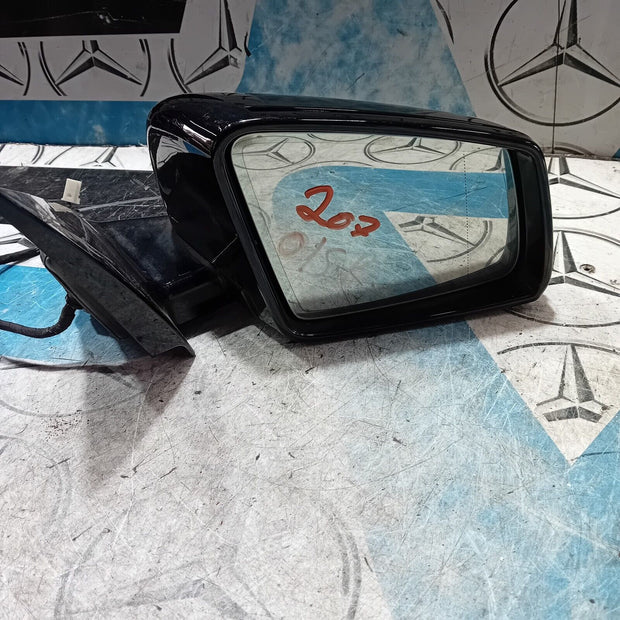 MERCEDES E CLASS DOOR MIRROR RIGHT POWERFOLD BLACK  A2078100200  2009-17