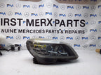 2008-2014 MERCEDES C-CLASS W204 HEADLIGHT DRIVER SIDE OS FMH119 (DAMAGED)