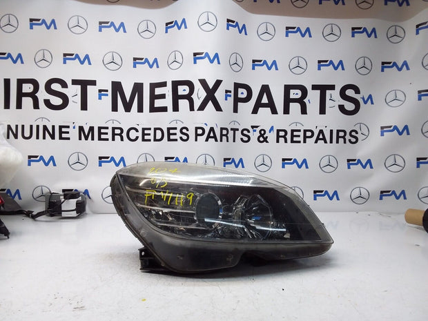 2008-2014 MERCEDES C-CLASS W204 HEADLIGHT DRIVER SIDE OS FMH119 (DAMAGED)