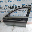 MERCEDES BENZ C-CLASS W205 PASSENGER SIDE FRONT DOOR N/S/F  BLACK FMD130