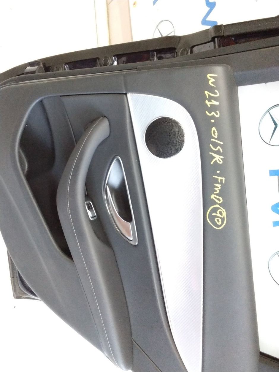 MERCEDES BENZ  E-CLASS W213 DRIVER SIDE REAR DOOR O/S/R COMPLETE BLUE FMD90