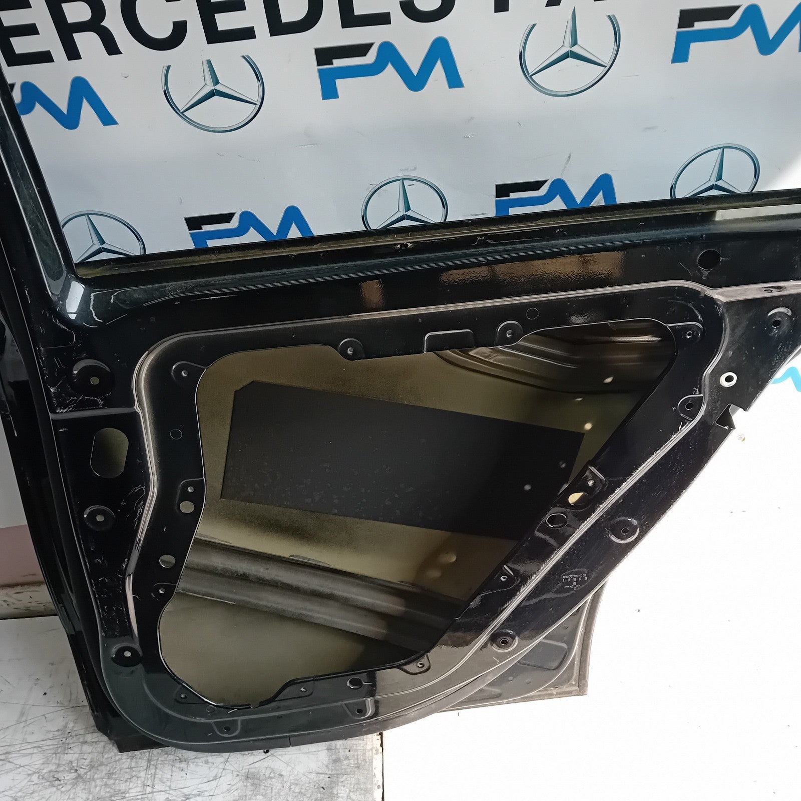 MERCEDES A-CLASS W177 SLN DRIVER REAR DOOR OSR 2018 ON BLACK FMD285