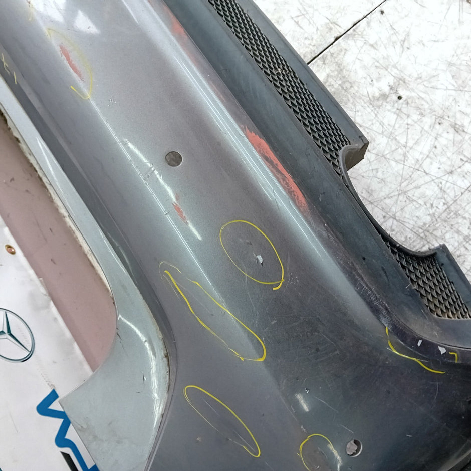 MERCEDES BENZ  A-CLASS W176 REAR BUMPER A1768803400 2012-18 GREY COMPLETE FMX12