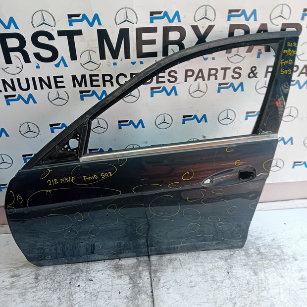 MERCEDES BENZ  E-CLASS W212 PASSENGER FRONT DOOR NSF 2015 GREY FMD503
