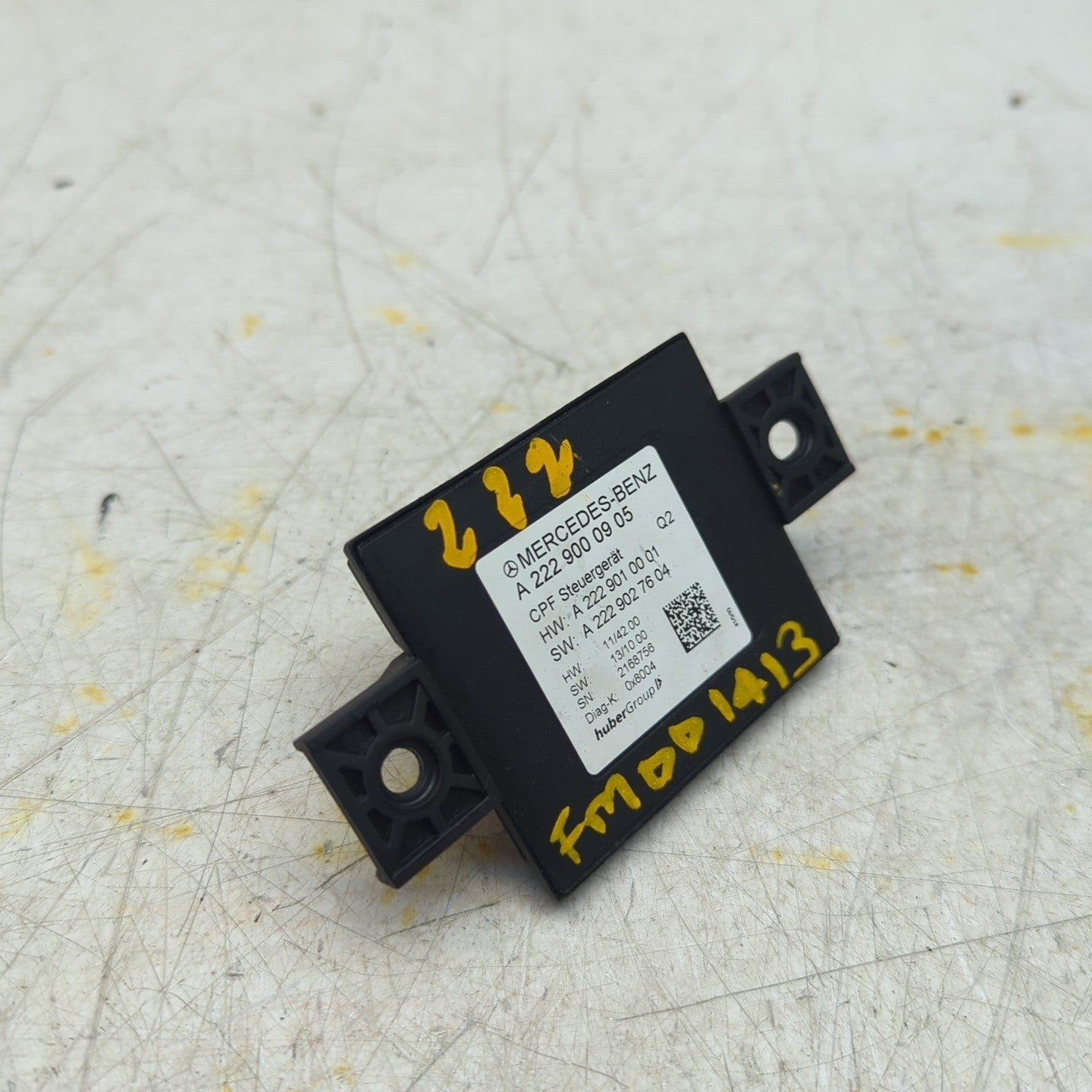 MERCEDES S CLASS W222  REAR CAMERA CONTROL MODULE ECU A2229000905 FM001413