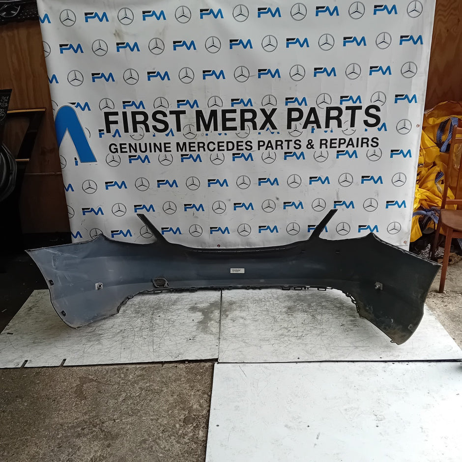 MERCEDES BENZ C-CLASS W205 SLN REAR BUMPER 2015 BLACK A2058550138 FMX49