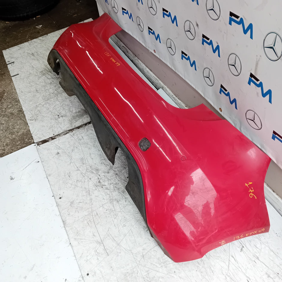 MERCEDES BENZ A-CLASS W176 REAR BUMPER 2012-18 A1768850125 RED  FMX29
