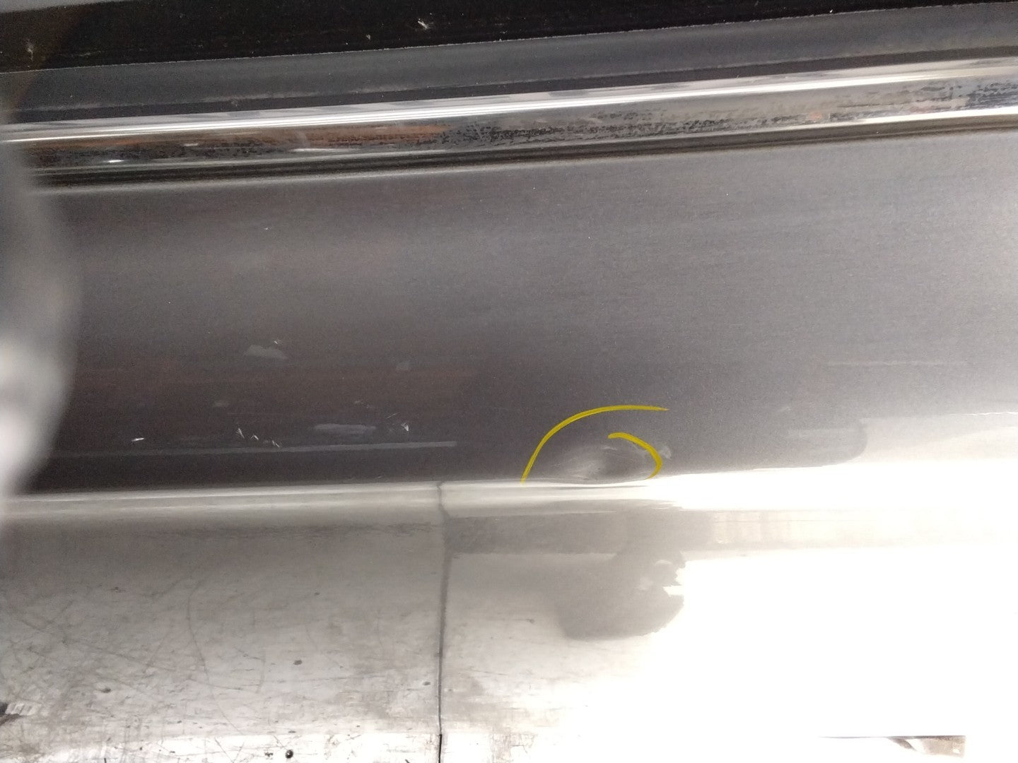 MITSUBISHI OUTLANDER MK3 PASSENGER FRONT DOOR NSF GREY ON COMPLETE FMD310