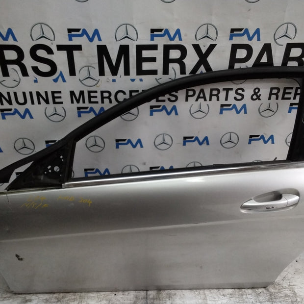 MERCEDES C-CLASS W204  PASSENGER FRONT DOOR NSF SILVER 2008-2014 FMD304