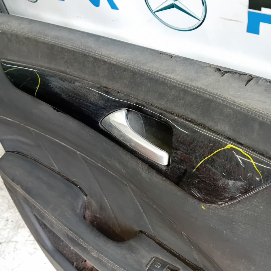 MERCEDES CLS W218 COUPE PASSENGER REAR DOOR NSR BLACK 2011-17 COMPLETE FMD429