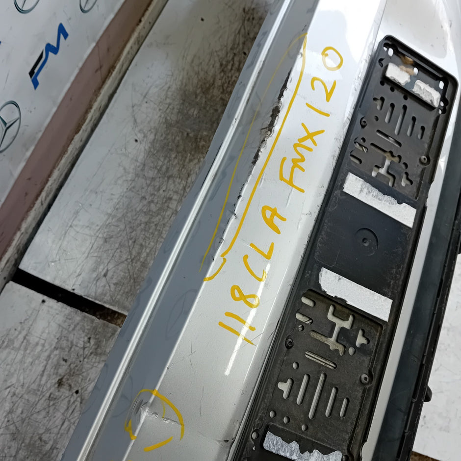 MERCEDES BENZ CLA C118 REAR BUMPER SILVER 2019 ON A1188859501 COMPLETE FMX120