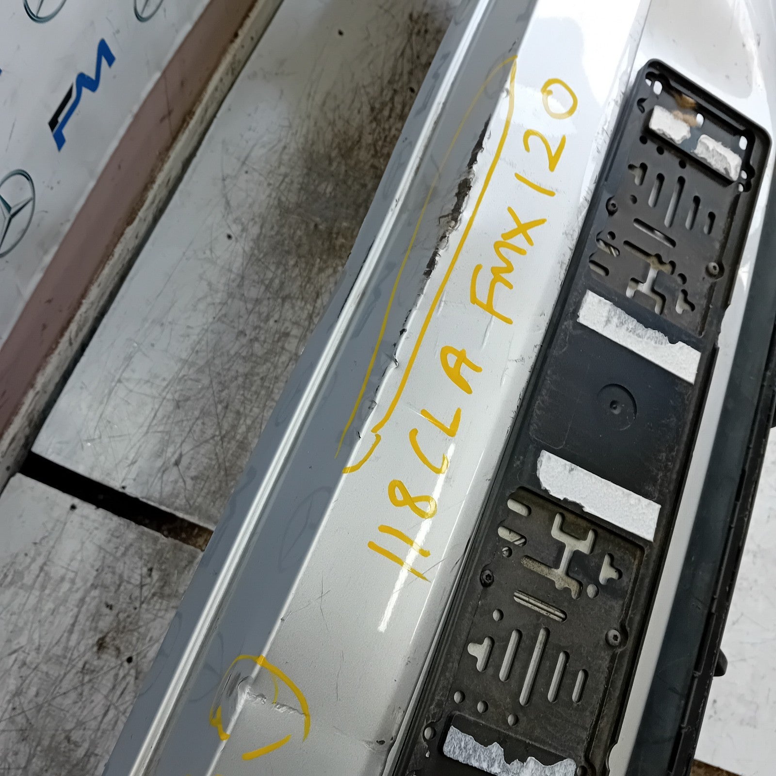 MERCEDES BENZ CLA C118 REAR BUMPER SILVER 2019 ON A1188859501 COMPLETE FMX120