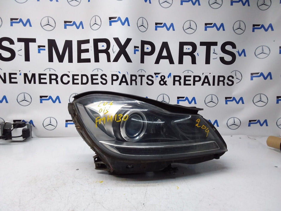 2011 MERCEDES C-CLASS W204 HEADLIGHT DRIVER OS A2048205859 FMH130 LED INTELLIGEN