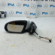 MERCEDES C-CLASS W205 PASSENGER WING MIRROR NS WHITE 2014 PL A2058101916 FMM60