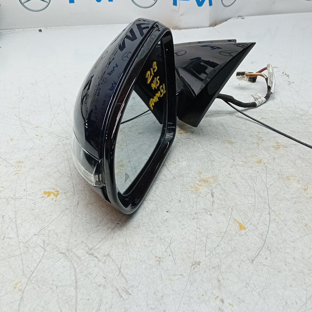MERCEDES E-CLASS W213 PASSENGER SIDE WING MIRROR BLUE A2138103900 PL BS 16 FMM51