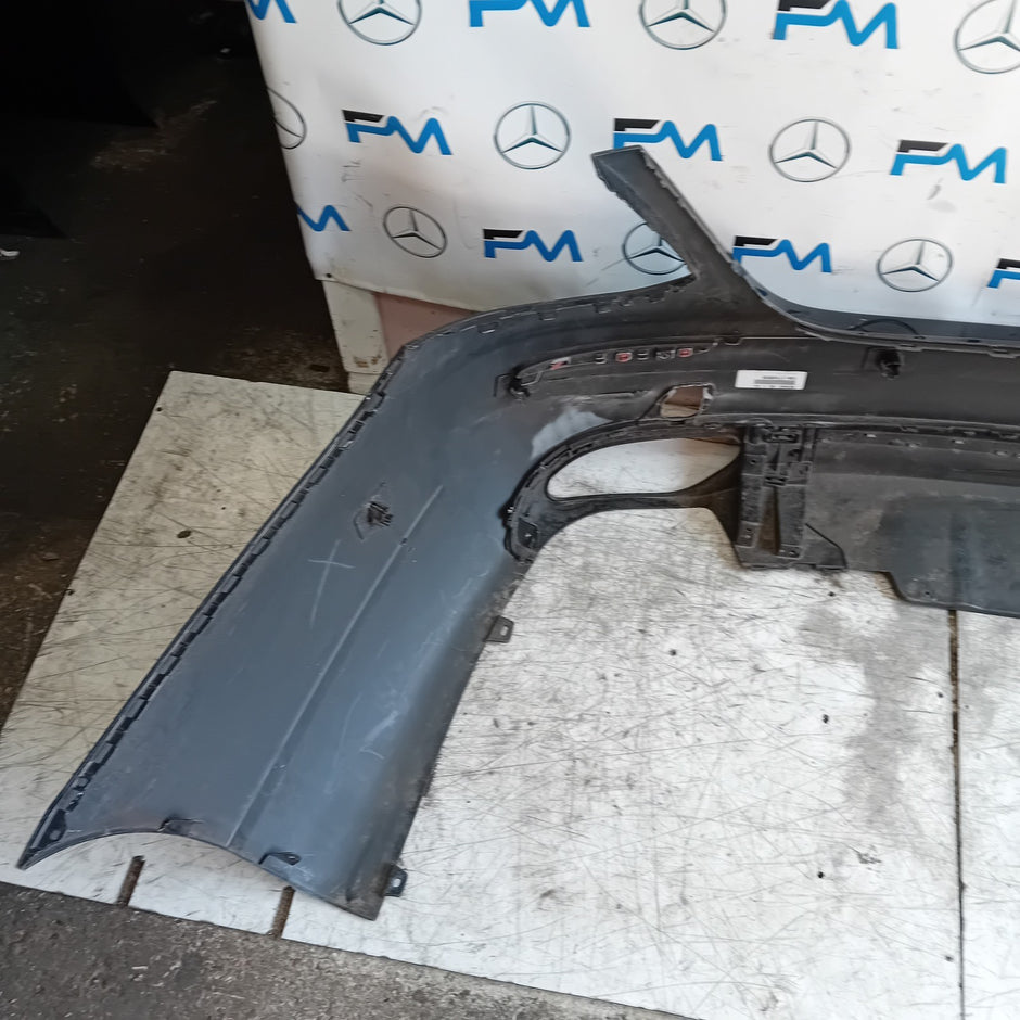 MERCEDES E-CLASS W213 SALOON REAR BUMPER 2016 A2138850025 BLACK COMPLETE FMX101