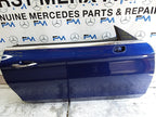 MERCEDES C-CLS W205 COUPE DRIVER FRONTDOOR OSF BLUE 2016 ONWARDS COMPLETE FMD615