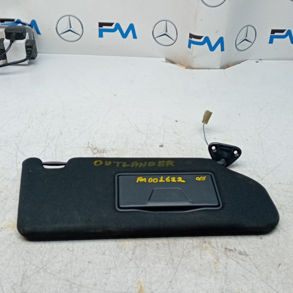 MITSUBISHI OUTLANDER MK3 SUN VISOR DRIVER SIDE OS BLACK 2014 FM001622