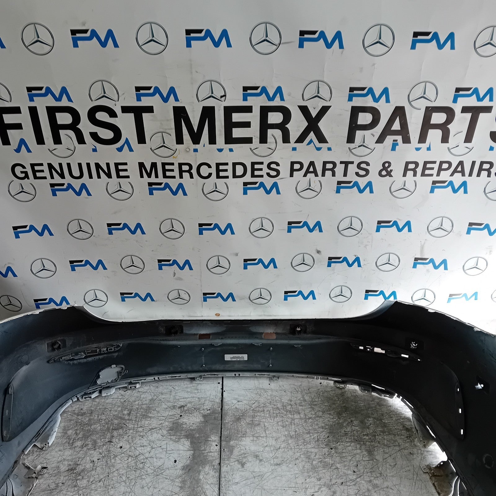 MERCEDES BENZ E-CLASS C238 COUPE REAR BUMPER WHITE 2014 FMX134