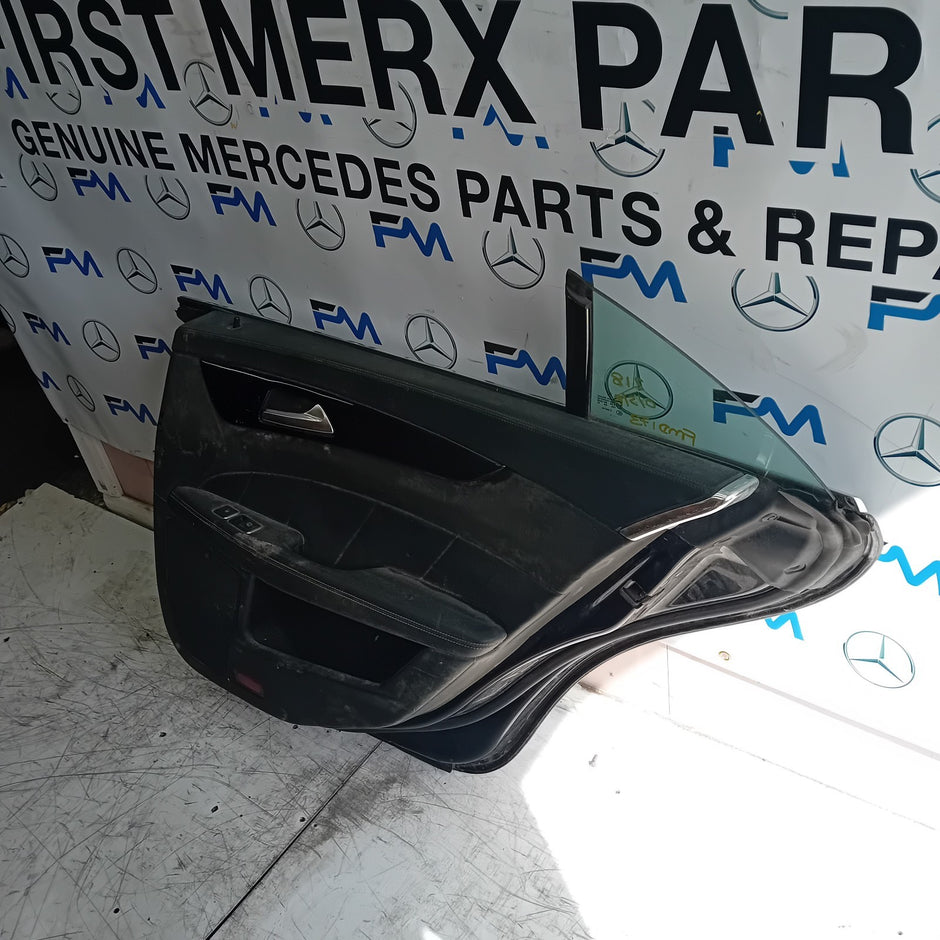 MERCEDES CLS W218 COUPE DRIVER SIDE REAR DOOR 2011-17 BLACK COMPLETE FMD173