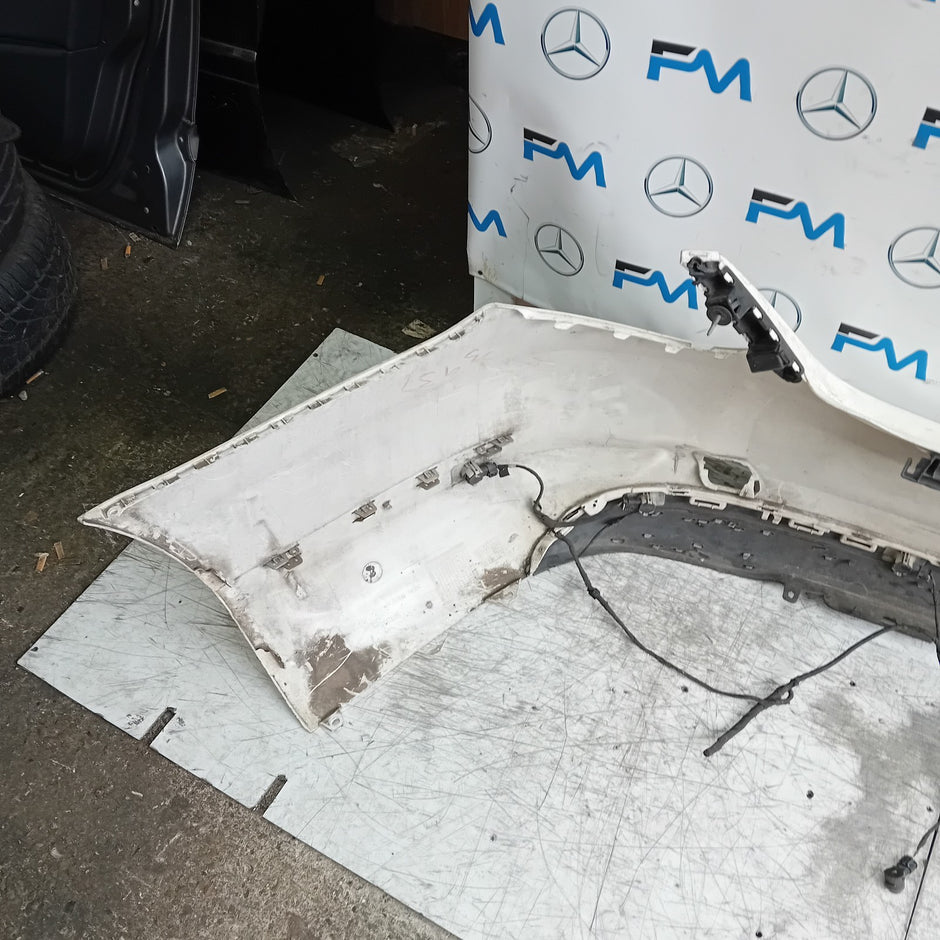 MERCEDES BENZ C-CLASS W205 SLN REAR BUMPER 2015 WHITE A2058850138 FMX54