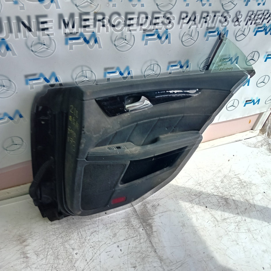 MERCEDES CLS W218 COUPE DRIVER SIDE REAR DOOR 2011-17 BLACK COMPLETE FMD173