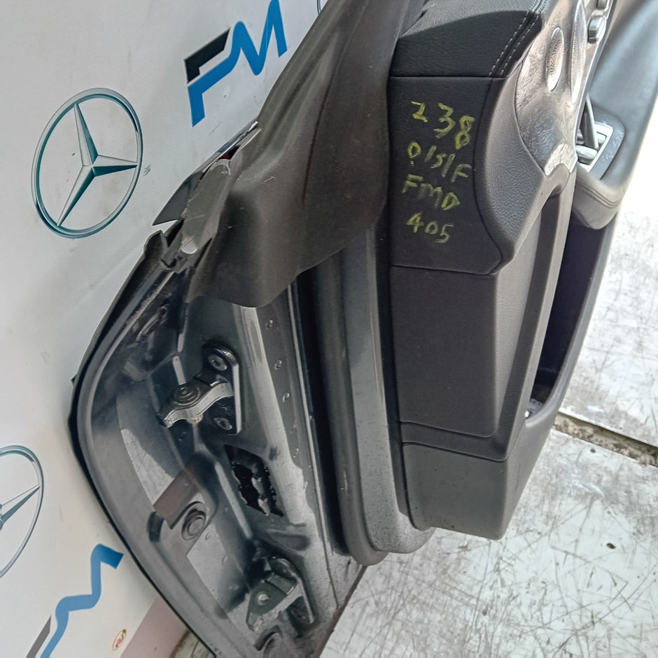 MERCEDES E-CLASS C238 CP DRIVER FRONT DOOR OSF 2016 ON GREY COMPLETE FMD405