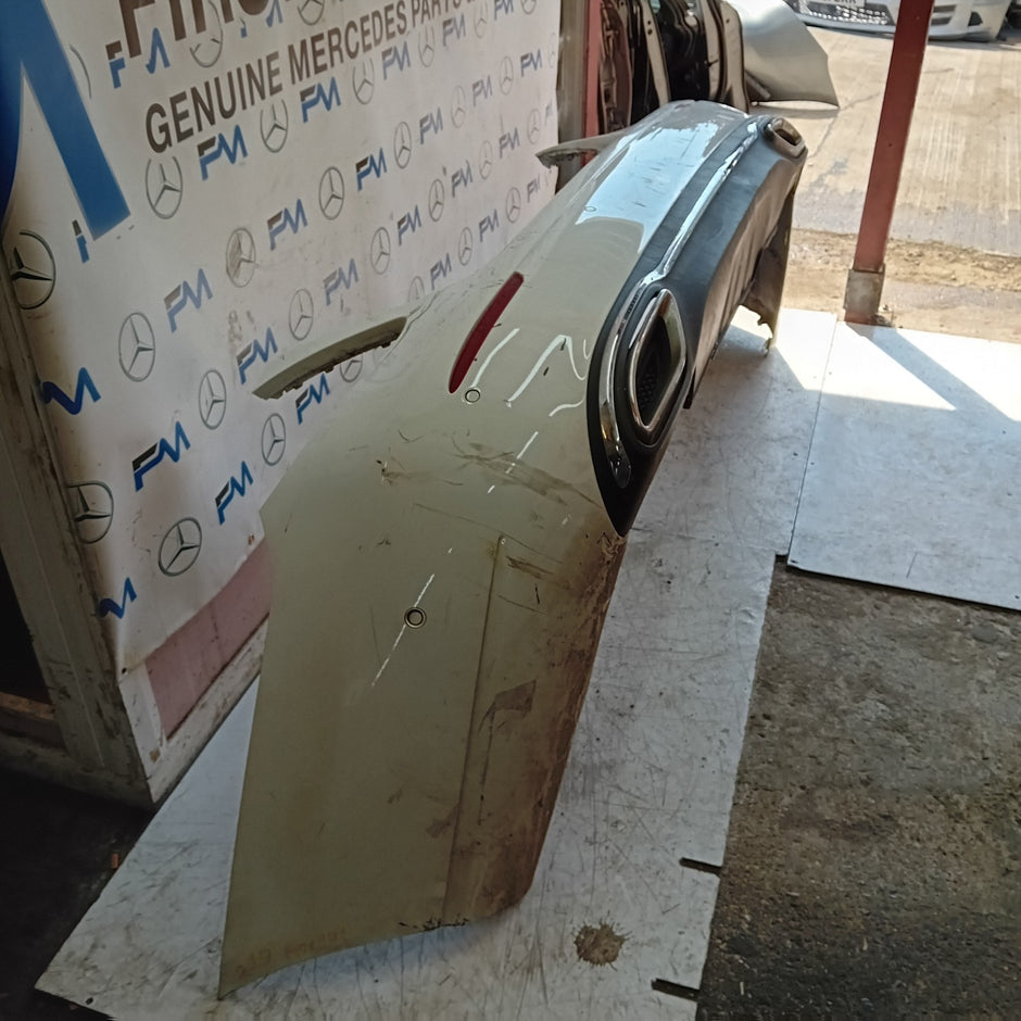 MERCEDES BENZ E-CLASS W213 SLN REAR BUMPER A2138850022 2016 WHITE FMX171