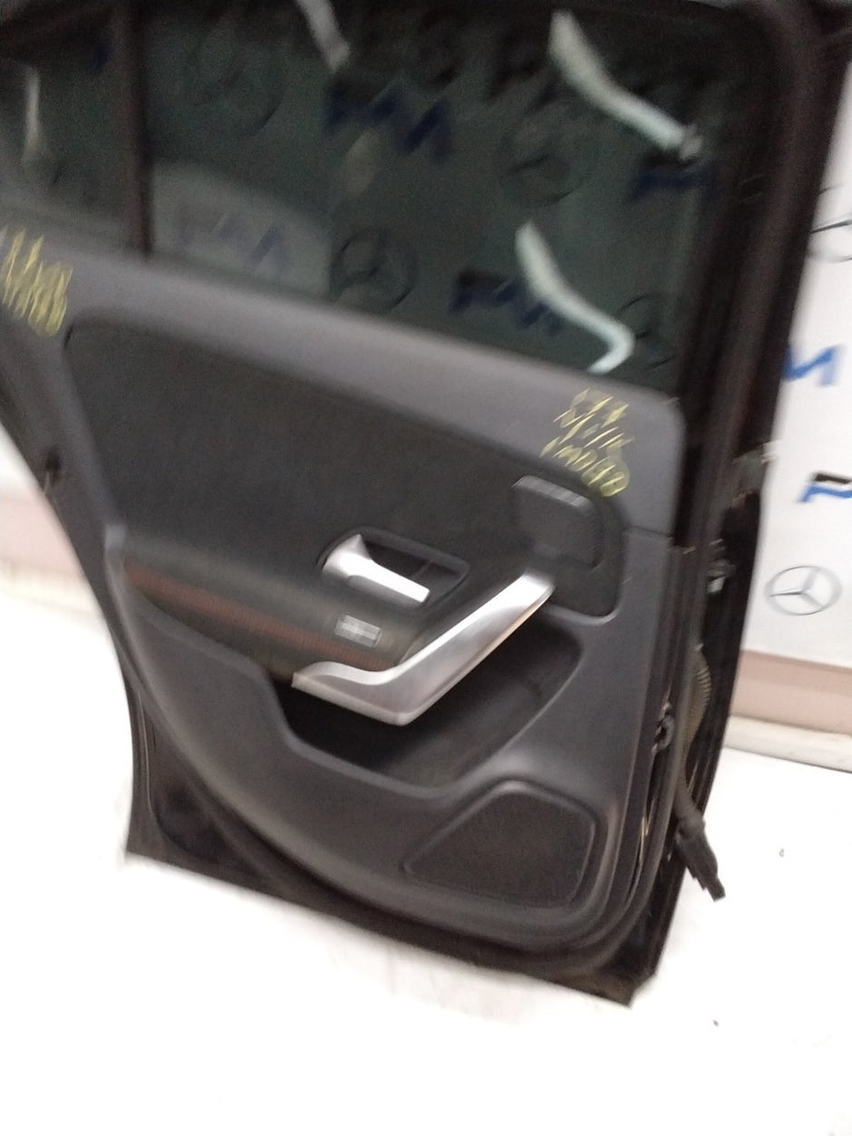 MERCEDES BENZ A-CLASS W177 PASSENGER SIDE REAR DOOR N/S/R COMPLETE BLACK FMD72