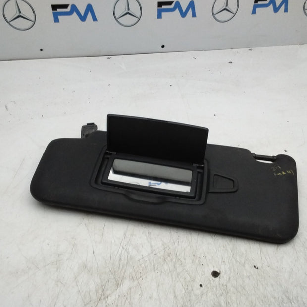  MERCEDES E-CLASS W213 FRONT LEFT PASSENGER SIDE SUN VISOR A2138106101 FMR43