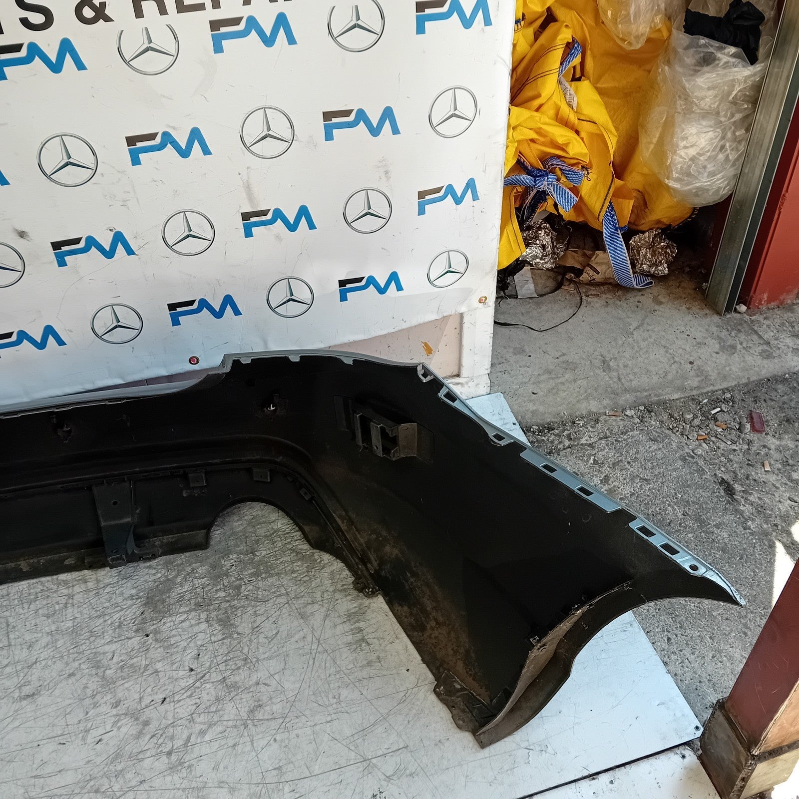 MERCEDES BENZ E-CLASS W207 REAR BUMPER GREY 2016 FMX144