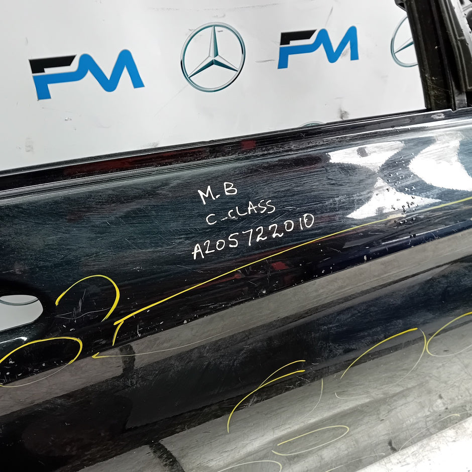 MEECEDS C-CLASS W205 DRIVER FRONT DOOR OSF BLACK 2014 ON FMD398