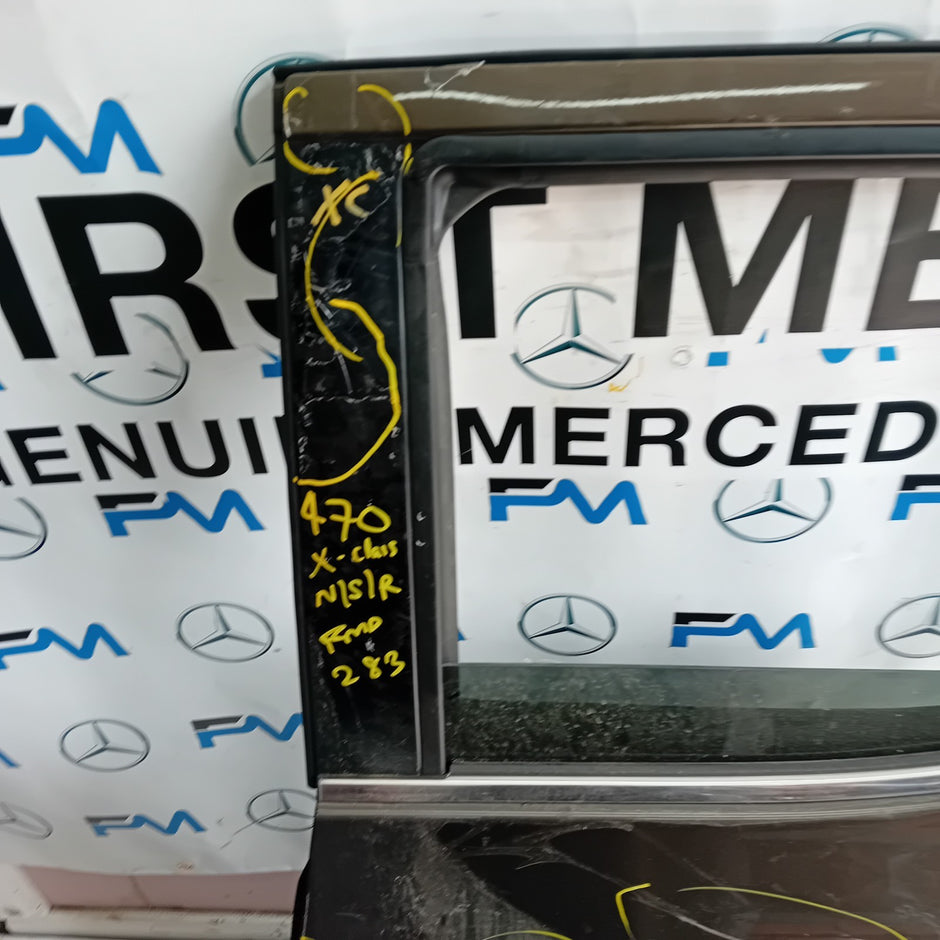 MEECEDES X-CLASS W470 PASSENGER SIDE REAR DOOR NSR 2017-20 BROWN COMPLETE FMD283