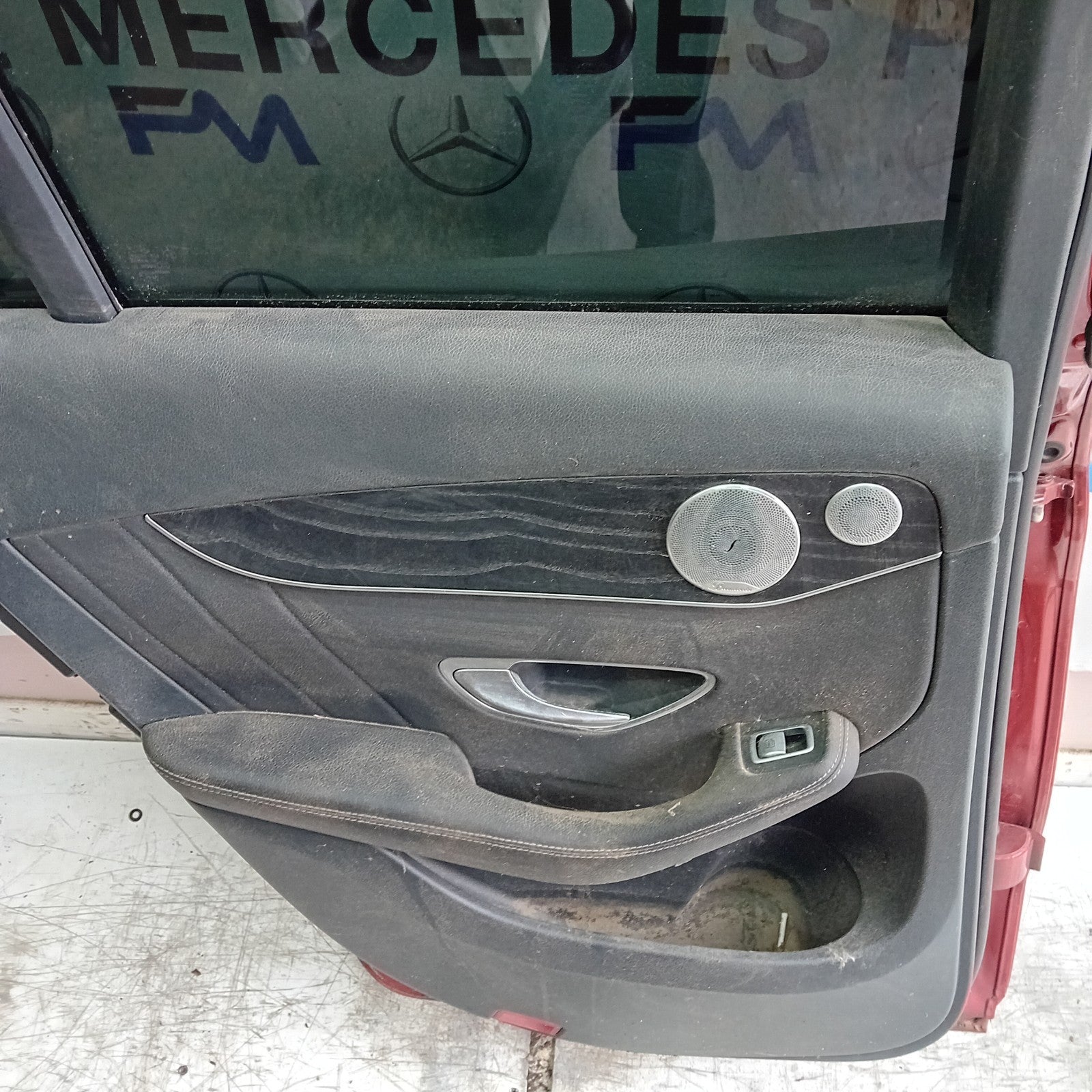MERCEDES GLC X253 CP PASSENGER REAR DOOR NSR RED 2016 ON COMPLETE FMD378
