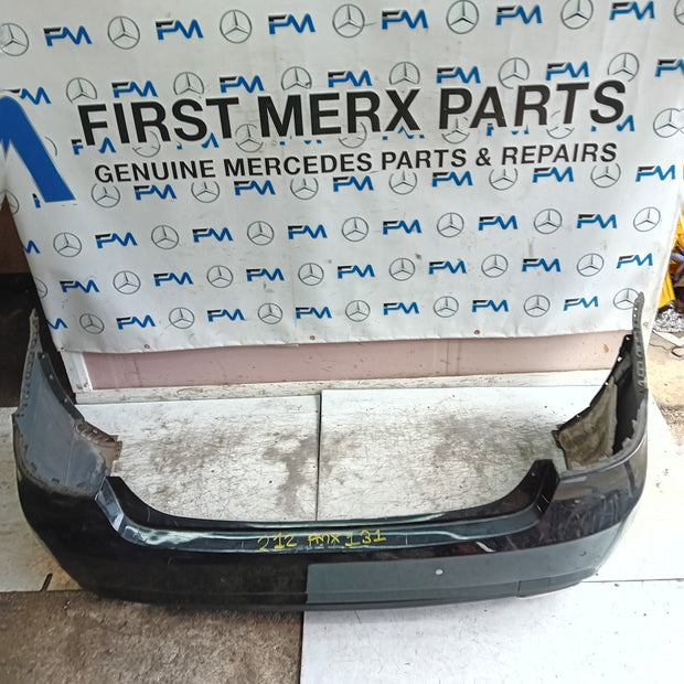 MERCEDES BENZ E-CLASS W212 REAR BUMPER BLACK 2014 A2128855125 COMPLETE FMX131