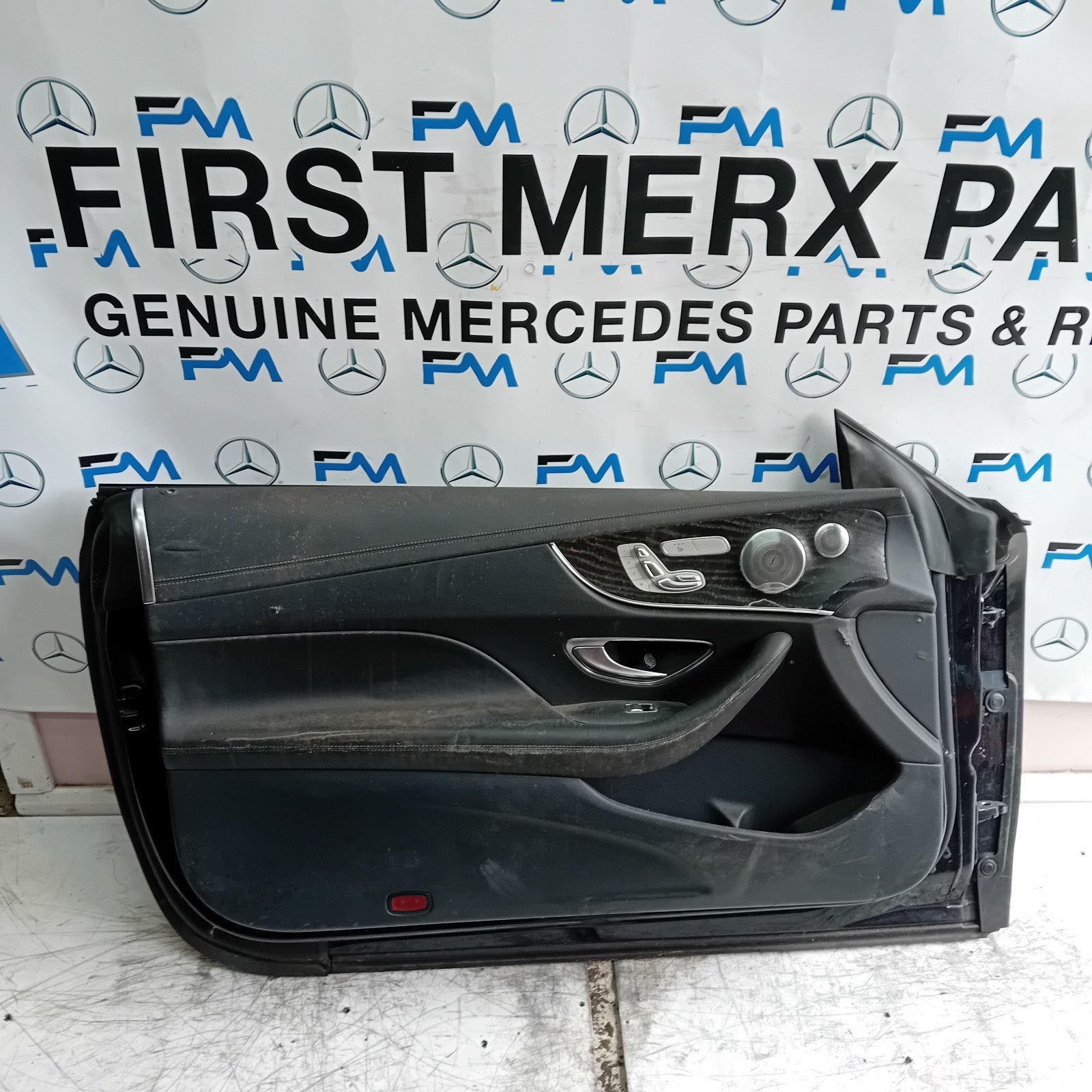 MERCEDES E-CLASS W238 PASSENGER FRONT DOOR NSF 2016 ON BLUE COMPLETE FMD408