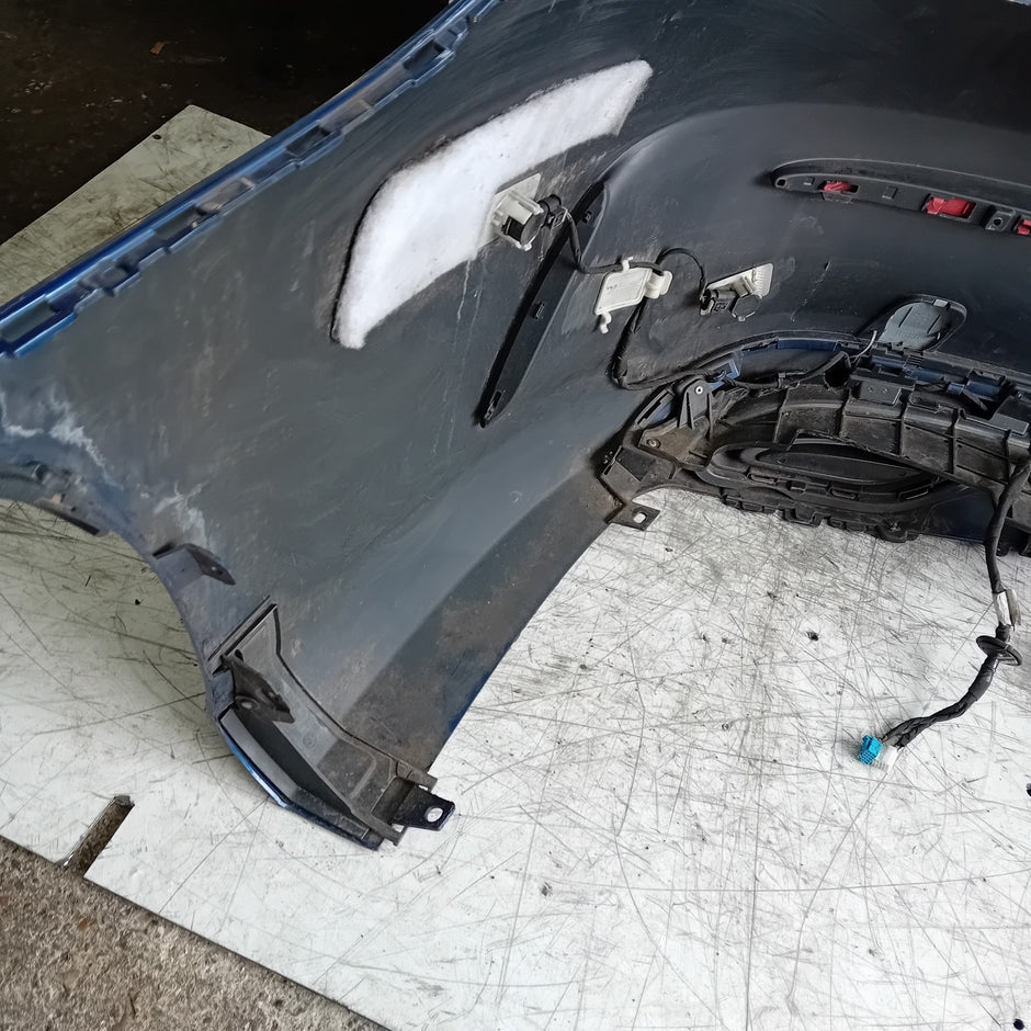 MERCEDES BENZ C-CLASS W205 COUPE REAR BUMPER 2015 BLUE FMX56