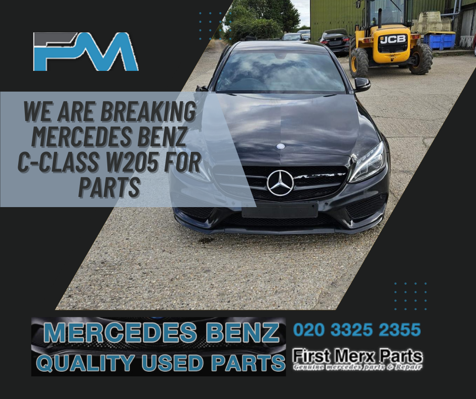 MERCEDES BENZ C-CLASS W205 - BREAKING / FRONT BUMPER AND WINGS