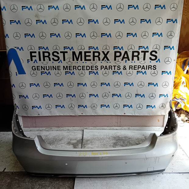 MERCEDES BENZ E-CLASS W212 SE SPORT REAR BUMPER SILVER 2014 ON FMX136